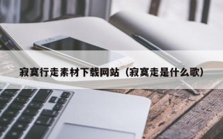 玉树寂寞行走素材下载网站（寂寞走是什么歌）